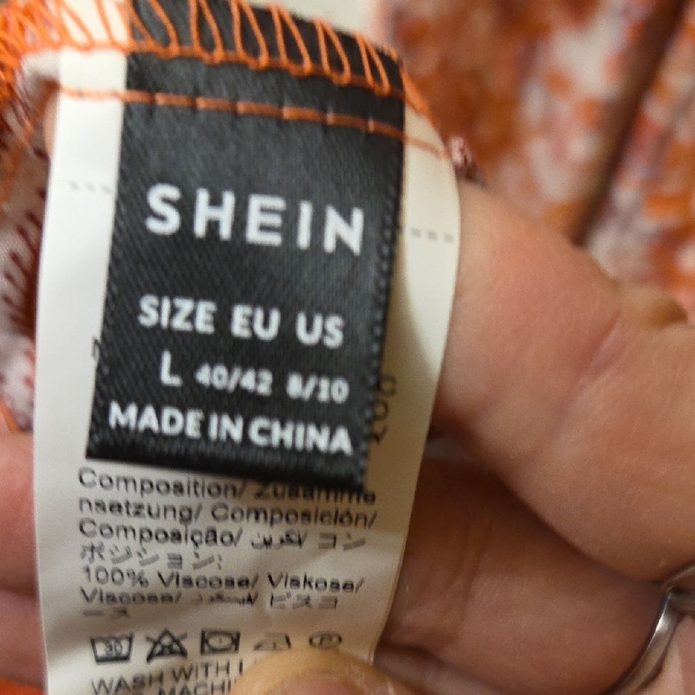$5/$25-SHEIN Vibrant Floral Wrap Maxi Dress - Picture 4 of 7